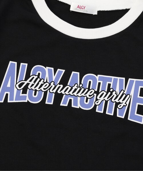 algy（アルジー）の「【AC半袖TIVE/吸水速乾】裾デザイン半袖T（Tシャツ/カットソー・キッズ・ブラック/サックスブルー/オフホワイト・XX-SMALL/X-SMALL/MEDIUM/SMALL）」の6枚目の写真