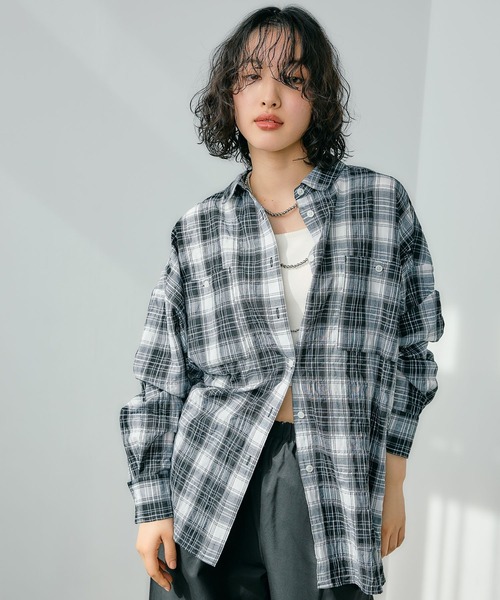 その他 SE セール】チェックシャツ 323429（シャツ/ブラウス）｜LEPSIM