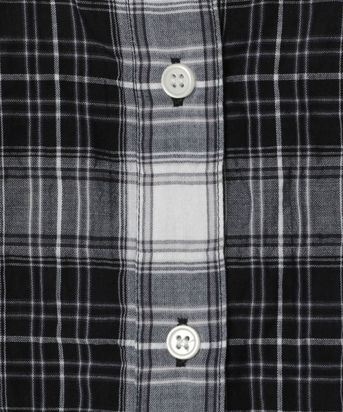 LEPSIM(レプシィム)の「チェックシャツ 323429(シャツ/ブラウス・レディース・ブラック/ネイビー/ベージュ・FREE)」の17枚目の写真