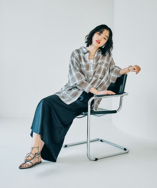 セール】チェックシャツ 323429（シャツ/ブラウス）｜LEPSIM