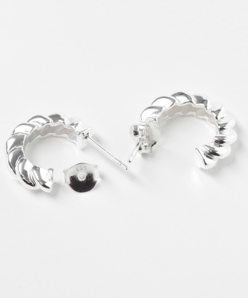 URBAN RESEARCH(アーバンリサーチ)の「decor『デコール』 Knit Pierce(ピアス(両耳用)・レディース・シルバー・-)」の6枚目の写真