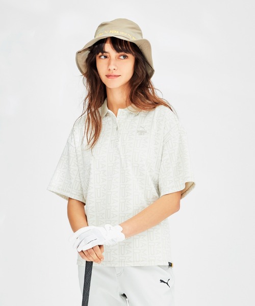 PUMA(プーマ)の「PUMA プーマ ウィメンズ ゴルフ W サン シェード バケットハット(ハット・メンズ・ネイビー/ブラウン系その他/ホワイト・フリー)」の3枚目の写真