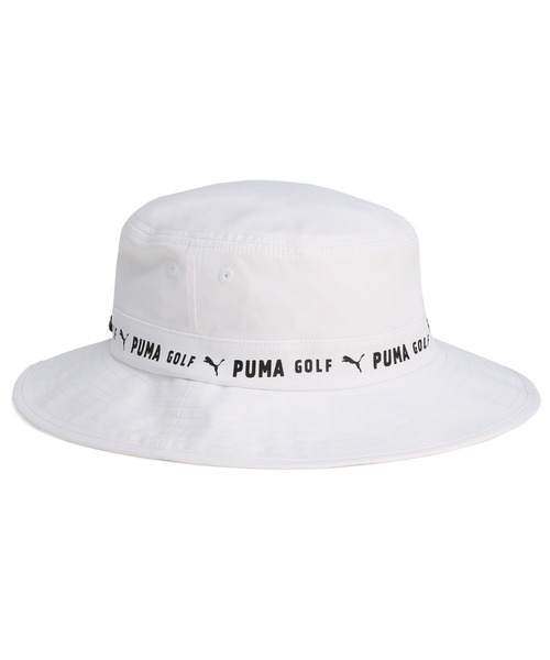 PUMA(プーマ)の「PUMA プーマ ウィメンズ ゴルフ W サン シェード バケットハット(ハット・メンズ・ネイビー/ブラウン系その他/ホワイト・フリー)」の2枚目の写真