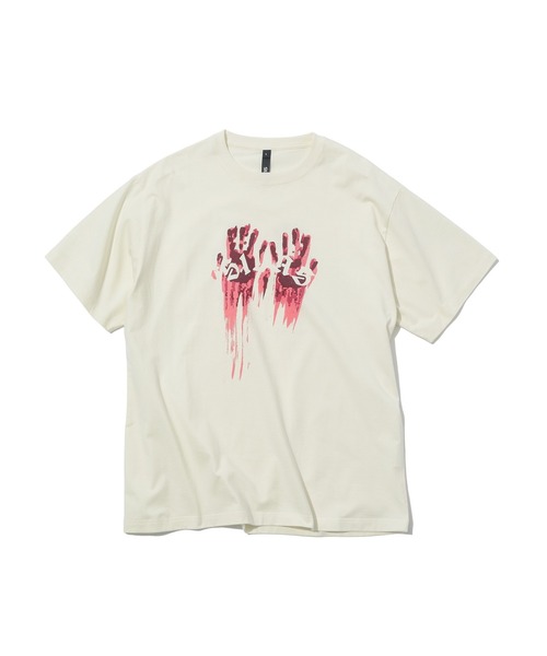 SILAS(サイラス)の「HANDS S/S TEE(Tシャツ/カットソー・メンズ・オフホワイト/ホワイト・M/L/XL)」の1枚目の写真