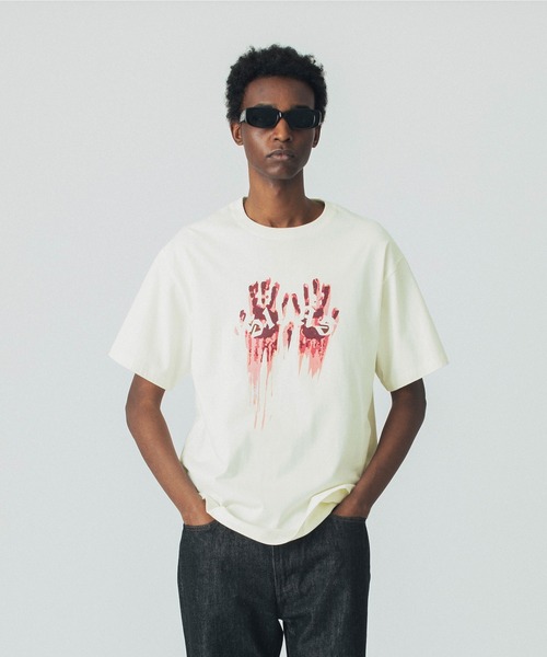SILAS(サイラス)の「HANDS S/S TEE(Tシャツ/カットソー・メンズ・オフホワイト/ホワイト・M/L/XL)」の6枚目の写真