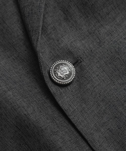 セール】loose synthetic linen summer tailored jacket