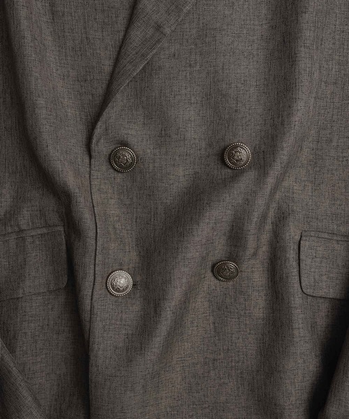 remer ルーズシンセティックリネンサマーテーラードジャケット remer（リメール）の「loose synthetic linen summer tailored