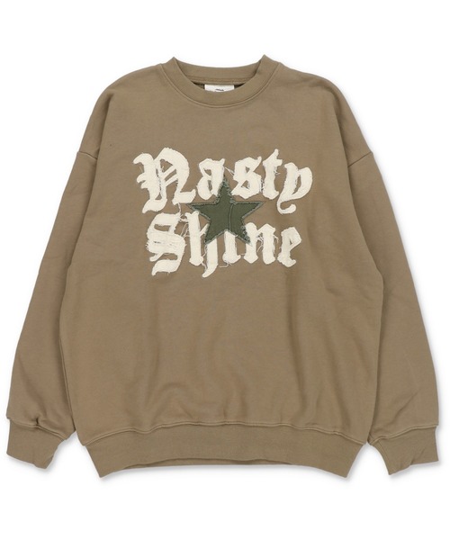 SPINNS(スピンズ)の「グランジスウェット/オールドイングリッシュロゴ(スウェット・メンズ・ブラウン/ピンク/杢グレー/カーキ/ブラック系その他・ONESIZE)」の1枚目の写真