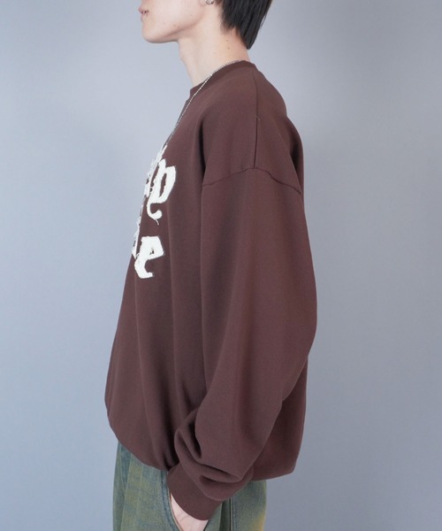 SPINNS(スピンズ)の「グランジスウェット/オールドイングリッシュロゴ(スウェット・メンズ・ブラウン/ピンク/杢グレー/カーキ/ブラック系その他・ONESIZE)」の15枚目の写真