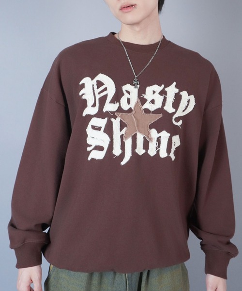 SPINNS(スピンズ)の「グランジスウェット/オールドイングリッシュロゴ(スウェット・メンズ・ブラウン/ピンク/杢グレー/カーキ/ブラック系その他・ONESIZE)」の17枚目の写真