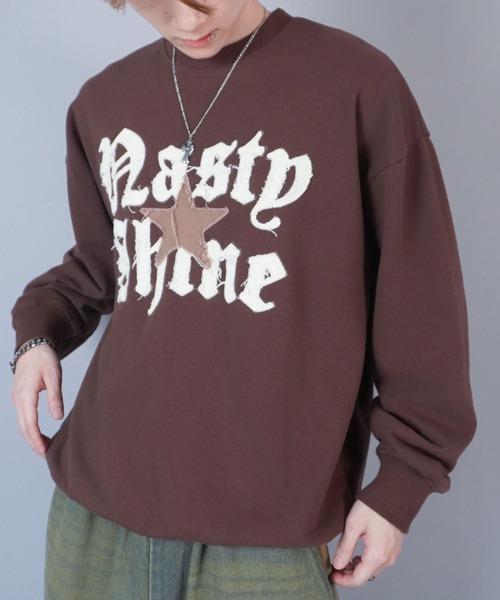 SPINNS(スピンズ)の「グランジスウェット/オールドイングリッシュロゴ(スウェット・メンズ・ブラウン/ピンク/杢グレー/カーキ/ブラック系その他・ONESIZE)」の20枚目の写真