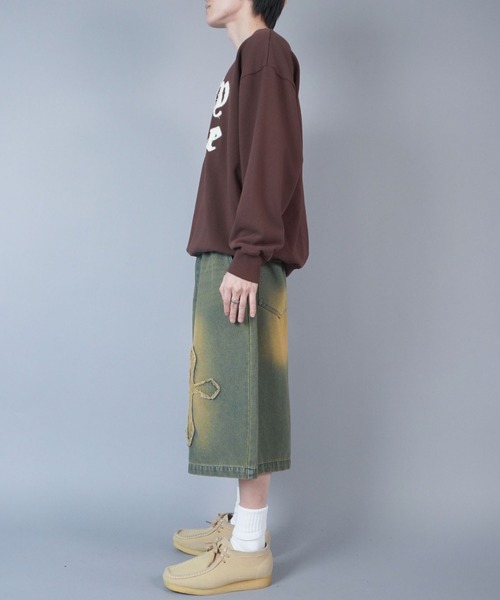 SPINNS(スピンズ)の「グランジスウェット/オールドイングリッシュロゴ(スウェット・メンズ・ブラウン/ピンク/杢グレー/カーキ/ブラック系その他・ONESIZE)」の22枚目の写真