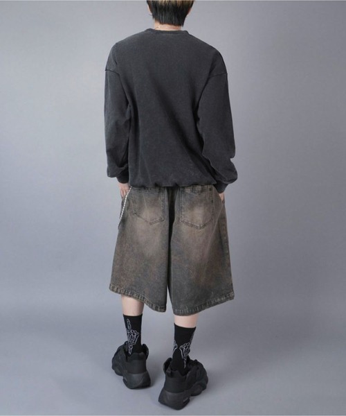 SPINNS(スピンズ)の「グランジスウェット/オールドイングリッシュロゴ(スウェット・メンズ・ブラウン/ピンク/杢グレー/カーキ/ブラック系その他・ONESIZE)」の14枚目の写真