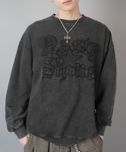 SPINNS(スピンズ)の「グランジスウェット/オールドイングリッシュロゴ(スウェット・メンズ・ブラウン/ピンク/杢グレー/カーキ/ブラック系その他・ONESIZE)」の10枚目の写真