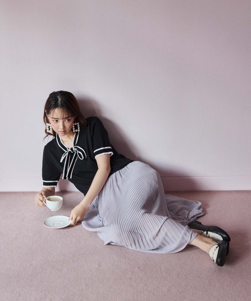 fifth(フィフス)の「ロングプリーツスカート(スカート・レディース・ブラック/グレー/ピンク・M)」の22枚目の写真