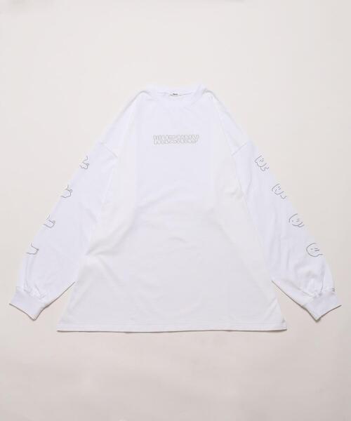 Whinny（ホワイニー）の「Whinny/とろけたいぬいぬいぬ?T（Tシャツ/カットソー・レディース・サックスブルー/ブラック/ホワイト・FREE）」の11枚目の写真