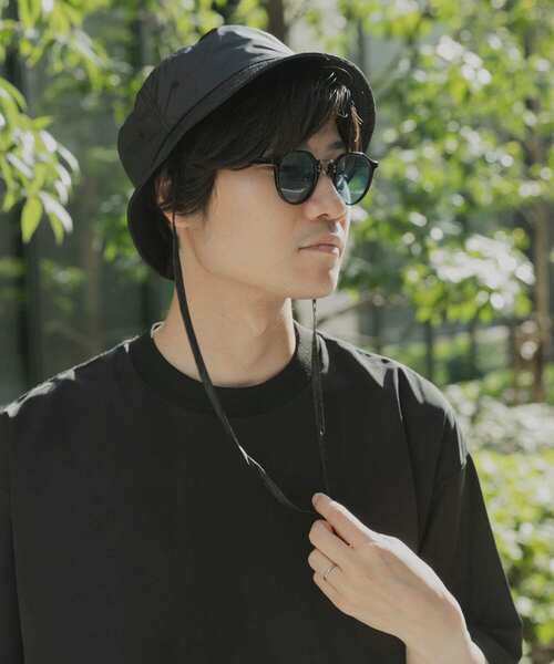 URBAN RESEARCH DOORS（アーバンリサーチドアーズ）の「コード付き撥水ハット（ハット・メンズ・グレー/ブラック/ネイビー・-）」の6枚目の写真