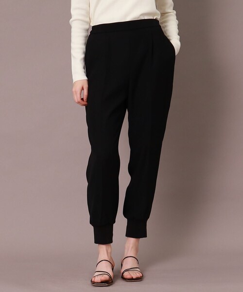 DRESSTERIOR(ドレステリア)の「【洗える/防花粉/撥水】ダブルクロスジョグパンツ(その他パンツ・レディース・ブラック・34/36/38/40)」の5枚目の写真