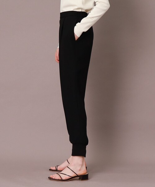 DRESSTERIOR(ドレステリア)の「【洗える/防花粉/撥水】ダブルクロスジョグパンツ(その他パンツ・レディース・ブラック・34/36/38/40)」の9枚目の写真