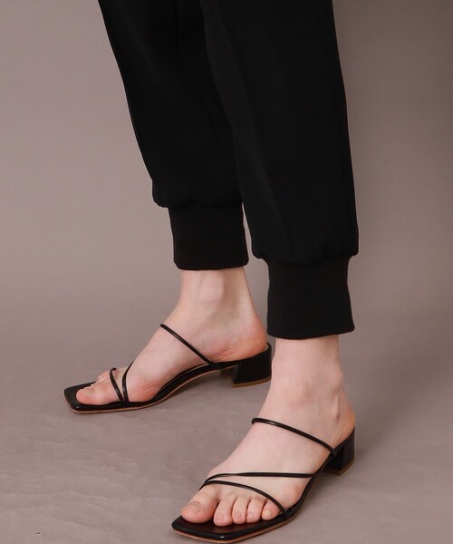 DRESSTERIOR(ドレステリア)の「【洗える/防花粉/撥水】ダブルクロスジョグパンツ(その他パンツ・レディース・ブラック・34/36/38/40)」の14枚目の写真