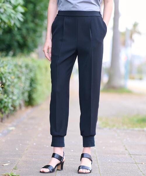 DRESSTERIOR(ドレステリア)の「【洗える/防花粉/撥水】ダブルクロスジョグパンツ(その他パンツ・レディース・ブラック・34/36/38/40)」の17枚目の写真