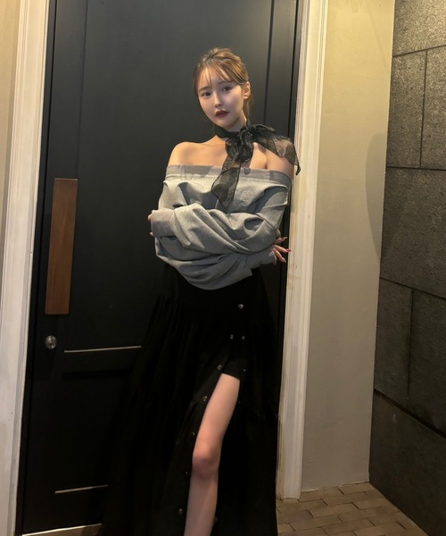 SOLA（ソラ）の「volume sleeve sweatshirts（スウェット・レディース・オフホワイト/グレー・FREE）」の11枚目の写真