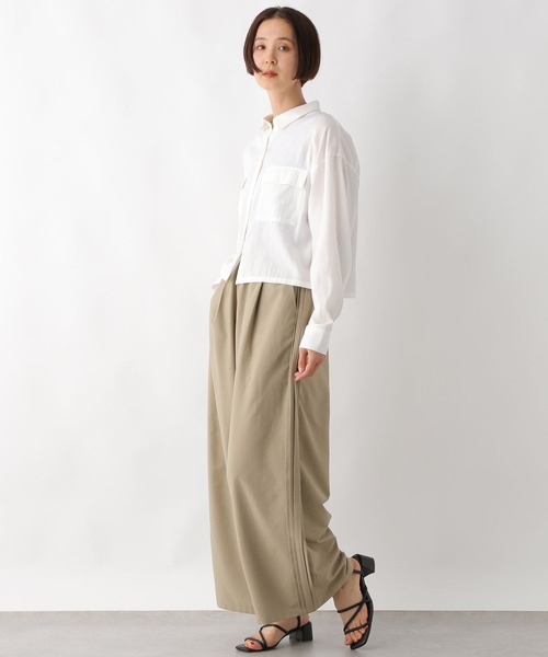 LEPSIM（レプシィム）の「サイドメニータックラインパンツ　322225（その他パンツ・レディース・ネイビー/グレイッシュベージュ/ブラック/カーキ・FREE）」の22枚目の写真