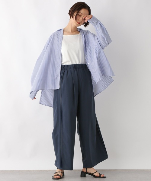 LEPSIM（レプシィム）の「サイドメニータックラインパンツ　322225（その他パンツ・レディース・ネイビー/グレイッシュベージュ/ブラック/カーキ・FREE）」の18枚目の写真