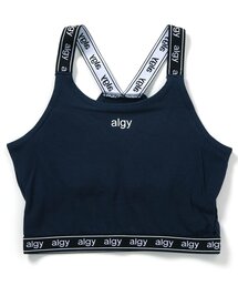 algy(アルジー)のカップ付きロゴゴムタンタケタンク(インナーウェア/肌着)