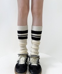 almo | 【LAMPOON】ラインレッグウォーマー(レッグウォーマー)