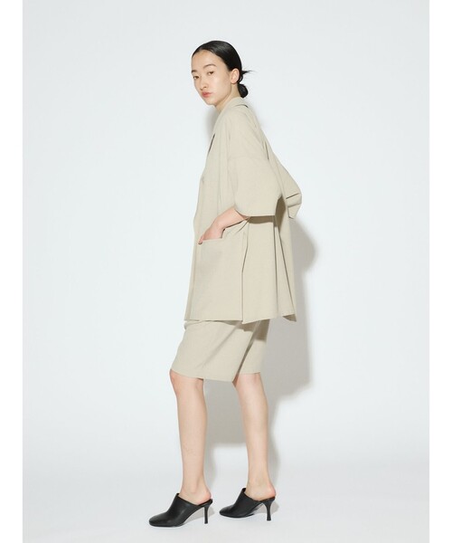 MIDIUMISOLID for Ladies ライトワイドジャケット（ダウン