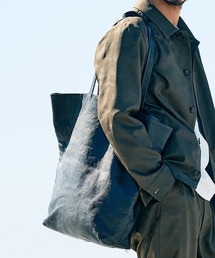 wjk | mko12782-KOBE LEATHER big tote bag ビッグトートバッグ(トートバッグ)