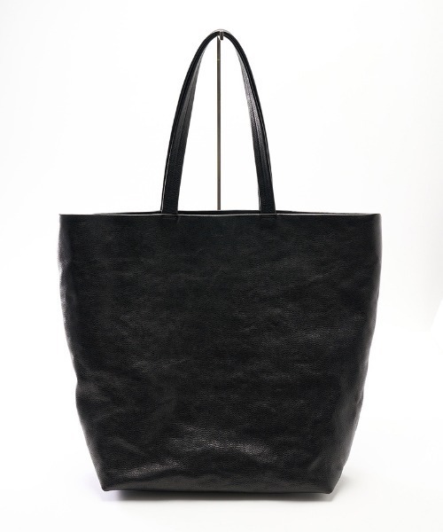wjk（ダヴルジェイケイ）の「mko12782-KOBE LEATHER big tote bag ビッグトートバッグ（トートバッグ・メンズ・ブラック・FREE）」の10枚目の写真