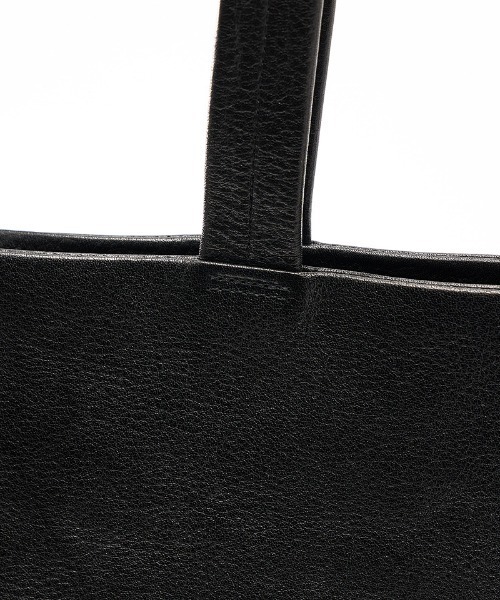 wjk（ダヴルジェイケイ）の「mko12782-KOBE LEATHER big tote bag ビッグトートバッグ（トートバッグ・メンズ・ブラック・FREE）」の8枚目の写真