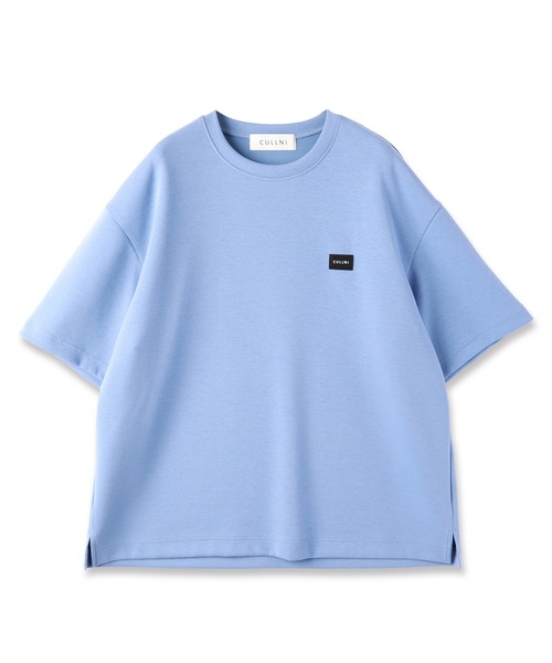 CULLNI（クルニ）の「Cotton Double Knit Embroidered Patch Pullover（Tシャツ/カットソー・メンズ・ブルー/ベージュ/ホワイト/ブラック・1/2/0）」の4枚目の写真