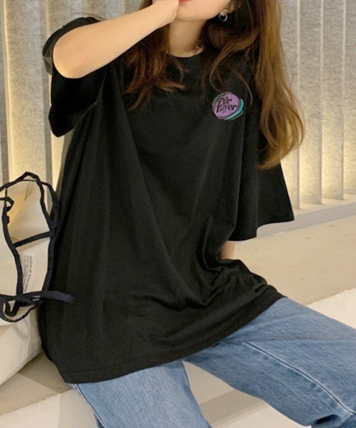 NO WAY(ノーウェイ)の「/カラーBIGTシャツ Dr Player(MA/EK107)(Tシャツ/カットソー・レディース・ブラック/パープル/グリーン/ホワイト・FREE)」の8枚目の写真