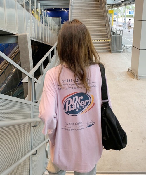 NO WAY(ノーウェイ)の「/カラーBIGTシャツ Dr Player(MA/EK107)(Tシャツ/カットソー・レディース・ブラック/パープル/グリーン/ホワイト・FREE)」の19枚目の写真