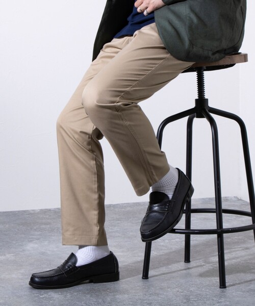 GLOSTER(グロスター)の「【GLOSTER/グロスター】コンパクト TCチノ ストレッチパンツ(チノパンツ・メンズ・ブラック/チャコールグレー/ネイビー/ベージュ・S/M/L/XL)」の3枚目の写真