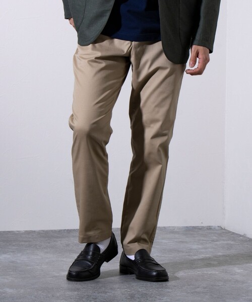 GLOSTER(グロスター)の「【GLOSTER/グロスター】コンパクト TCチノ ストレッチパンツ(チノパンツ・メンズ・ブラック/チャコールグレー/ネイビー/ベージュ・S/M/L/XL)」の12枚目の写真