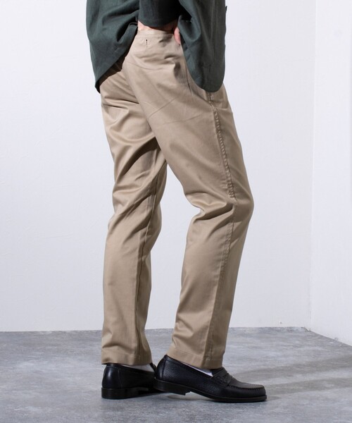 GLOSTER(グロスター)の「【GLOSTER/グロスター】コンパクト TCチノ ストレッチパンツ(チノパンツ・メンズ・ブラック/チャコールグレー/ネイビー/ベージュ・S/M/L/XL)」の14枚目の写真