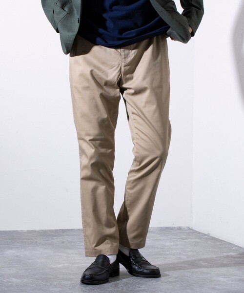 GLOSTER(グロスター)の「【GLOSTER/グロスター】コンパクト TCチノ ストレッチパンツ(チノパンツ・メンズ・ブラック/チャコールグレー/ネイビー/ベージュ・S/M/L/XL)」の15枚目の写真