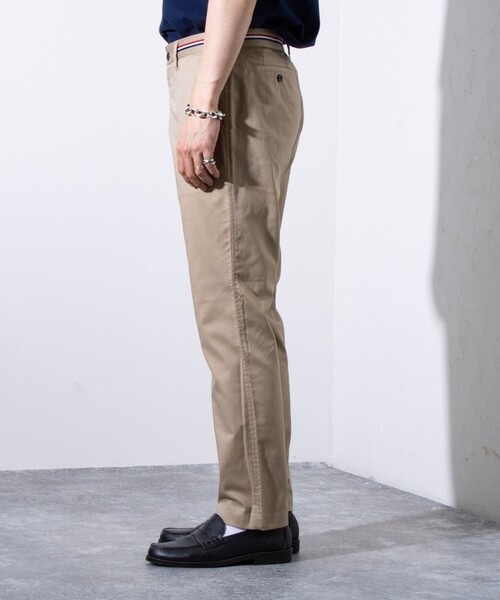 GLOSTER(グロスター)の「【GLOSTER/グロスター】コンパクト TCチノ ストレッチパンツ(チノパンツ・メンズ・ブラック/チャコールグレー/ネイビー/ベージュ・S/M/L/XL)」の17枚目の写真