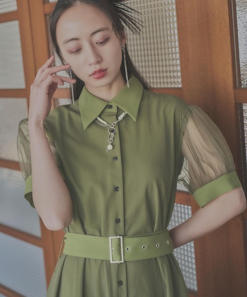 HARE（ハレ）の「ソデシアーチュールティアードワンピース(HARE