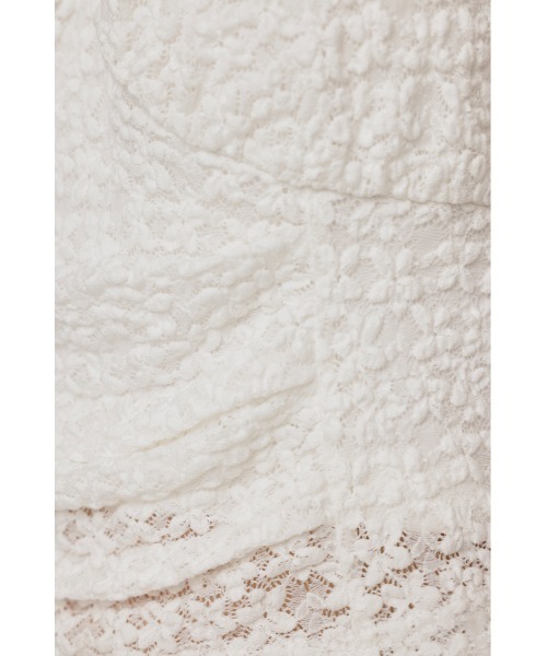 SLY（スライ）の「PUFF SLEEVE GATHER CUT TOPS パフスリーブ ギャザー カット トップス（Tシャツ/カットソー・レディース・ブラック/ホワイト・FREE）」の10枚目の写真