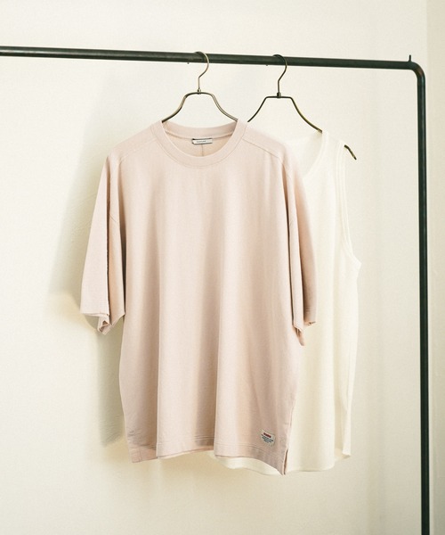 BAYFLOW（ベイフロー）の「[セットでお得!]インレイレイヤード半袖Tシャツ（Tシャツ/カットソー・メンズ・チャコール/グリーン/カーキ/ナチュラル・MEDIUM/LARGE）」の3枚目の写真