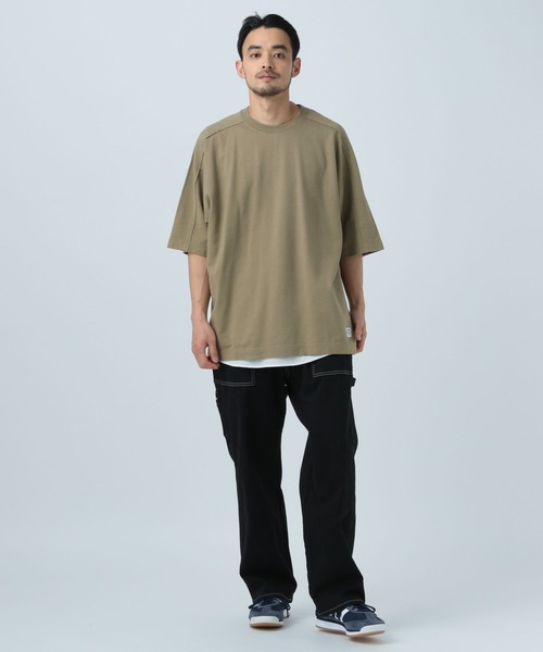 BAYFLOW（ベイフロー）の「[セットでお得!]インレイレイヤード半袖Tシャツ（Tシャツ/カットソー・メンズ・チャコール/グリーン/カーキ/ナチュラル・MEDIUM/LARGE）」の10枚目の写真