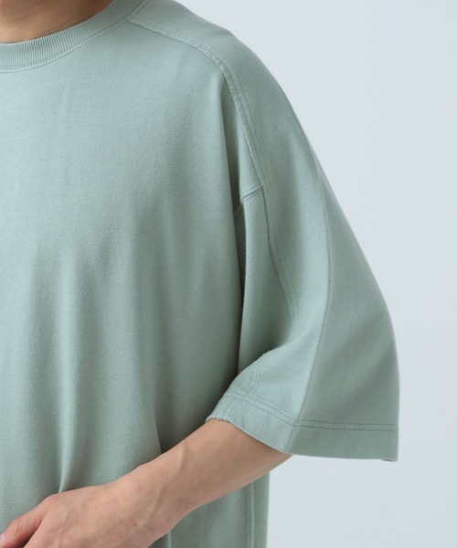 BAYFLOW（ベイフロー）の「[セットでお得!]インレイレイヤード半袖Tシャツ（Tシャツ/カットソー・メンズ・チャコール/グリーン/カーキ/ナチュラル・MEDIUM/LARGE）」の19枚目の写真