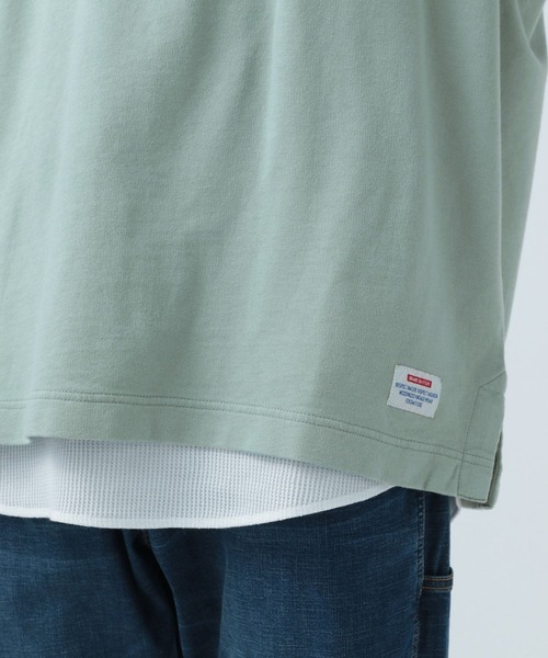 BAYFLOW（ベイフロー）の「[セットでお得!]インレイレイヤード半袖Tシャツ（Tシャツ/カットソー・メンズ・チャコール/グリーン/カーキ/ナチュラル・MEDIUM/LARGE）」の20枚目の写真