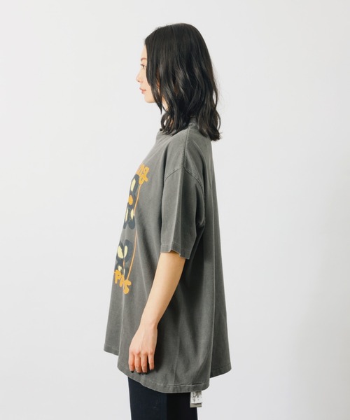 KURO(クロ)の「【KURO/クロ】ANYTHING FLOWER Tシャツ/日本製【WEB限定】(Tシャツ/カットソー・レディース・ブラック/ホワイト・フリー)」の19枚目の写真