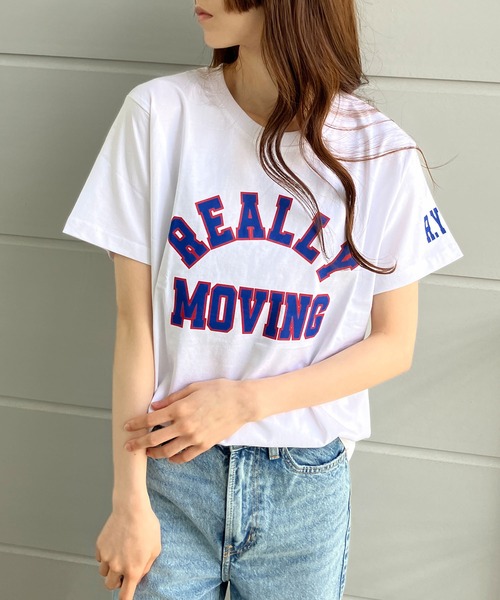 GLAMOROUS JANE(グラマラスジェーン)の「フロントプリントTシャツ(Tシャツ/カットソー・レディース・ブラック/オフホワイト/パープル・M)」の2枚目の写真